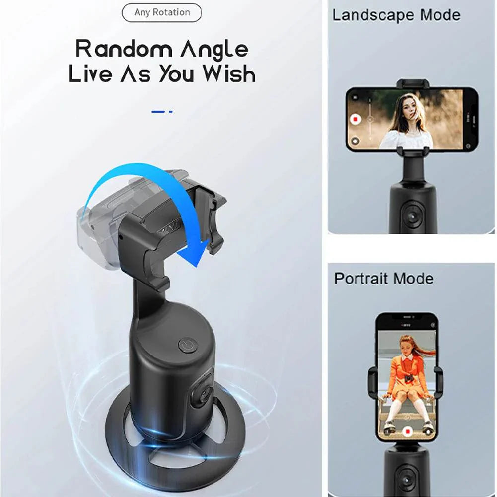 360-Degree Follow-Up Gimbal Stabilizer With Ai Face Recognition