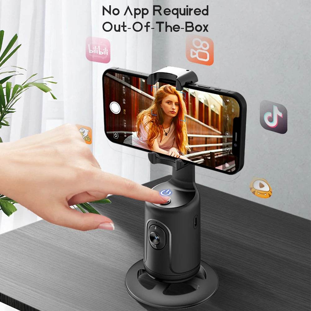360-Degree Follow-Up Gimbal Stabilizer With Ai Face Recognition