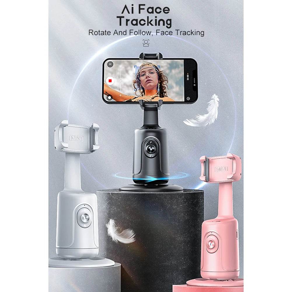 360-Degree Follow-Up Gimbal Stabilizer With Ai Face Recognition