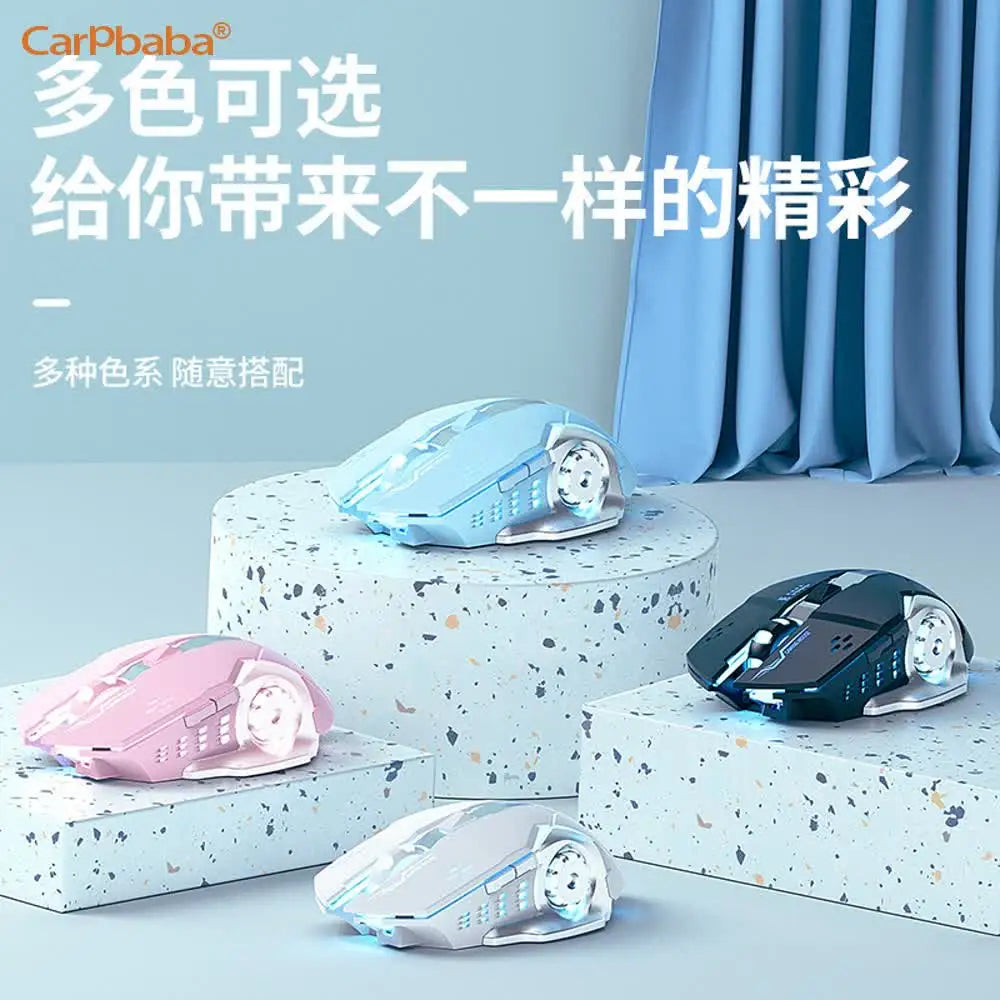 Cute Pink Gaming Mouse